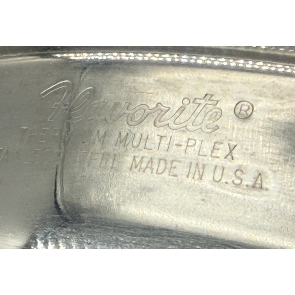 2 pc Flavorite Thermium Multi-Plex Stainless Steel Temp Tone 8.5" Skillet‎ - Picture 5 of 15